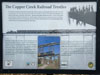 Copper Creek trestles plaque.