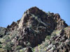 rock formations along road.