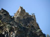 rock formations along road.