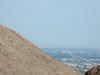 View of El Paso behind ridge.