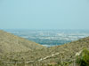 View of El Paso beyond ridge.