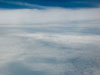Clouds below.