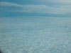 Clouds below.