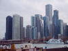 Chicago skyline.