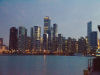 Chicago skyline.