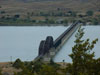 Railroad bridge over the missori river.