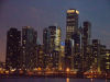 Chicago skyline.