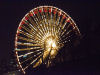 Ferris wheel at night.