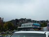 Hilton inn in background.