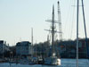 Bow of three mast.