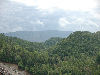 Looking at the mountains from the dam