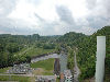 Looking down river from the dam