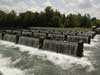 View of the Weirs below the dam