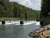 View of the Weirs below the dam