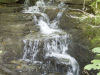 View of the falls by the road.