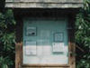 Bulletin board at entrance to Dennis Cove