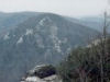 Looking northwest at Linville gorge