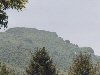 Closeup of the profile of Grandfather Mountain