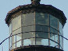 Close up of top of lighthouse