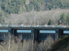 View of the bottom of wilbur dam
