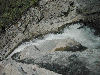 View of the middle shute from upper falls lookout