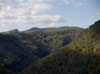 View of the distant mountains