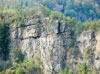 looking at a rock formation