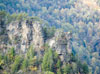 tip of a rock formation