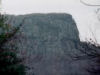 Closer profile view of the rock