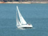 Sailboat on the lake