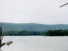 Looking across the lake towards the mountains