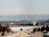 Looking over the airport at the mountain
