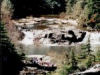 View of the upper falls from middle lookout